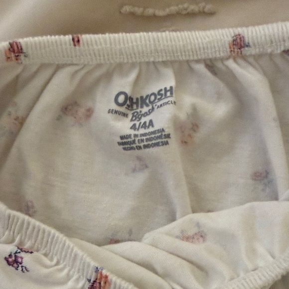 Floral White Girl’s Top - Picture 2 of 5